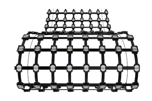 LED 메쉬 스크린 (LED 코르니체 스크린 또는 LED 점광원이라고도 함)