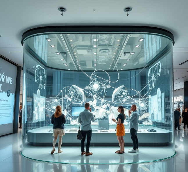 투명 디스플레이, 스마트 리테일 분야의 넓은 응용 전망: 미래 쇼핑 경험 잠금 해제 